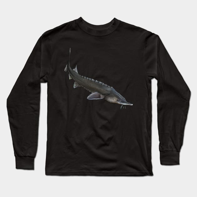 Sturgeon Long Sleeve T-Shirt by Sandarmi